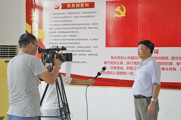 电视台,采访,党建